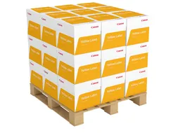 Kopieerpapier Yellow Label Standaard A4 80 Gram Wit Halve Pallet