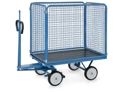 Handtrekwagen Trekoog 6443vz 700kg 1200x800mm Draadgaas Massief Rubber