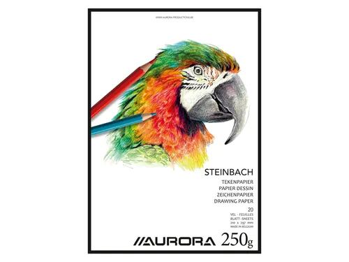 Tekenblok Aurora A4 20 vel 250 gram Steinbach papier