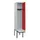locker met bank,HxBxD 2120x400x815mm,1vak,vak B 400mm,draaigrendel