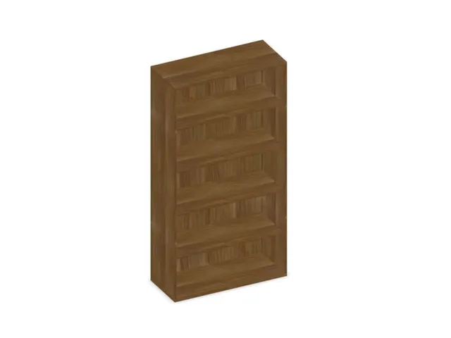kantoorstelling,HxBxD 1920x1000x430mm,4xhouten vloer,decor romp noten