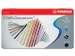 Crayon de couleur STABILO 1612 Aquacolor assorti boîte 12 pièces