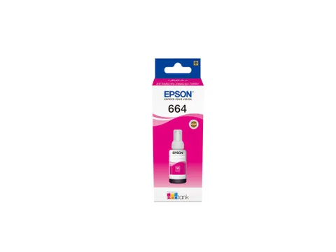 Flacon navulinkt Epson Ecotank T6643 Rood C13T664340