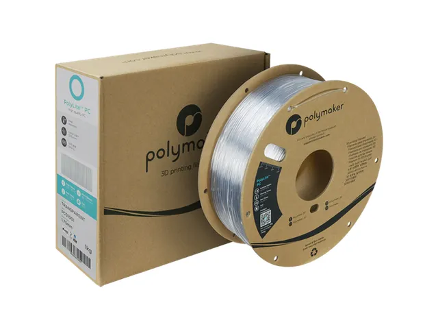 PolyLite PC 1,75mm Transparant 1kg 3D Filament