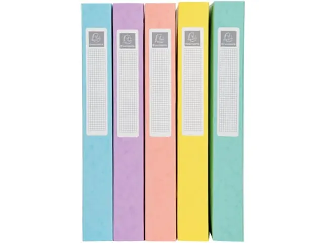 Aquarel elastobox uit glanskarton A4+ 4 cm assorti