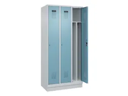 locker voor scheiding van kleding,HxBxD 1950x900x500mm,3vak