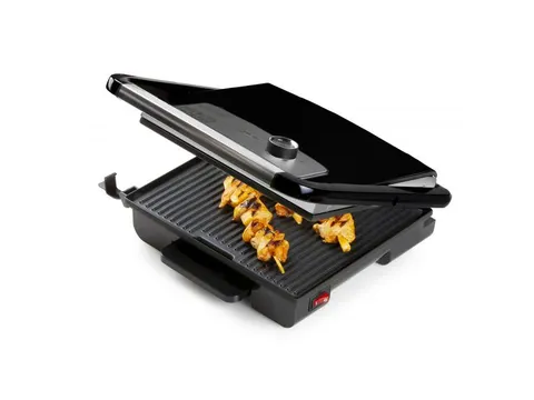 Multifunctionele Contactgrill Inox Zwart