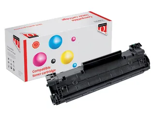 Tonercartridge Quantore alternatief tbv HP CB436A 36A zwart HC - 1