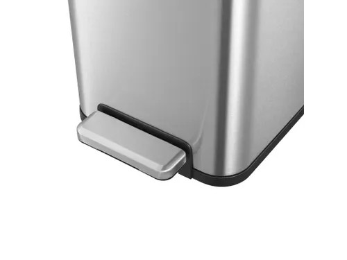 Ecofly II Pedaalemmer 45 Liter Mat RVS Zwart