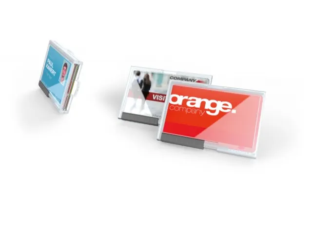 Kaarthouder Pushbox Mono 54x87mm