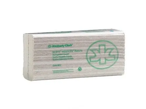 Scott Natura 6812 Handdoek Wit 2-Laags C-vouw
