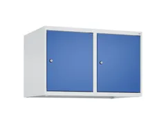 opzetkast,v. locker,2vak.,vak B 400mm,HxBxD 500x800x500mm,vleugeldeur
