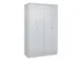 locker voor scheiding van kleding,HxBxD 1950x1200x500mm,4vak
