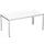 Bureau Hxbxd 720x1600x800mm Bladdecor Wit Frame Ral7035