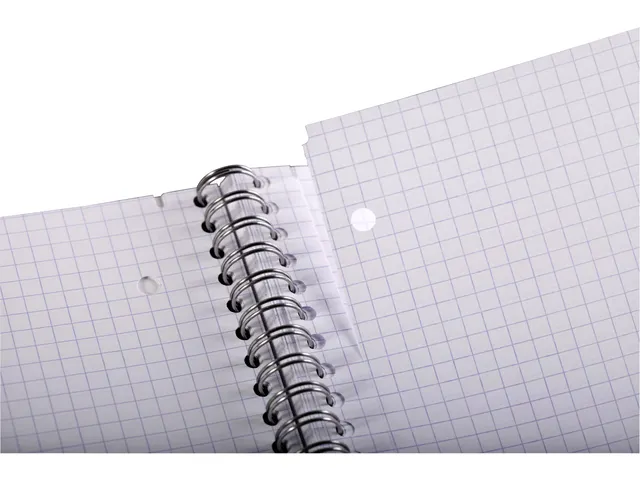 Collegeblok Clairefontaine Studium A4+ ruit 5x5mm 4-gaats 80 pagina's