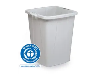Afvalcontainer DURABIN ECO 90 Liter Vierkant Grijs - 1