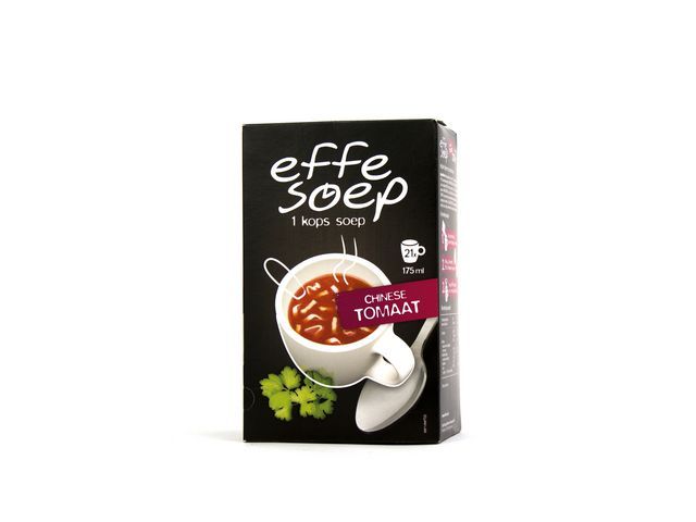1 kops soep Chinese Tomaat verpakking à 21 stuks | SoepOpHetWerk.nl