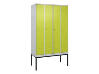 locker voor scheiding van kleding,HxBxD 2120x1200x500mm,4vak - 1