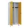 locker voor scheiding van kleding,HxBxD 1950x800x500mm,2vak