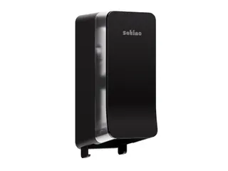 Toiletpapierdispenser Satino JT3 Hyginity systeemrol duo zwart 333423 - 1