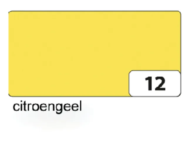 Fotokarton Folia 300gr 50x70cm 12 citroengeel