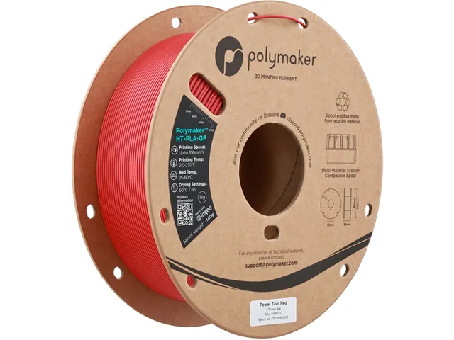 HT-PLA-GF 1,75mm Power Tool rood 1kg Polymaker 3d filament