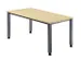 bureau à hauteur réglable,HxlxP 680-760x1600x800mm,panneau érable