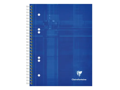 Collegeblok Clairefontaine Studium A5+ ruit 5x5mm 6-gaats 80 pagina's