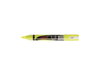 Krijtstift Uni-ball rond 0.9-1.3mm fluor geel - 2