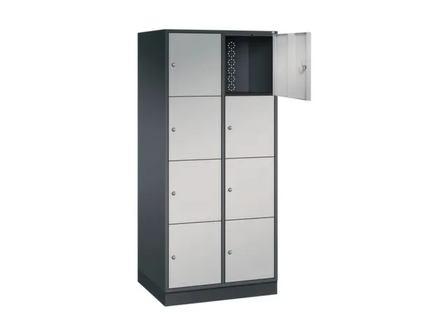 grootvolume-lockersysteem,HxBxD 1950x820x600mm,2x4vakken,cil.-slot
