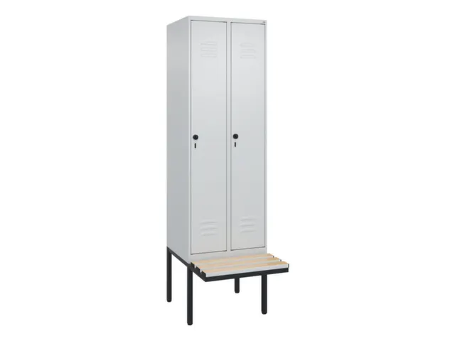 locker voor scheiding van kleding,HxBxD 2120x600x815mm,2vak
