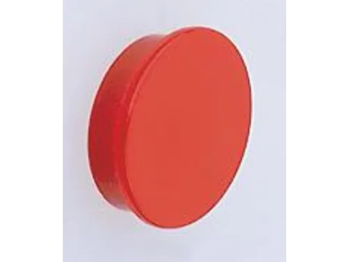 Magneten Voor Geperforeerde Platen 10-Delig Rond Rood