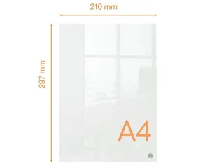 Notitiebord Nobo transparant acryl A4 - 2