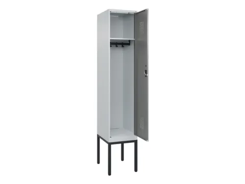 locker,HxBxD 2120x400x500mm,1vak,vak B 400mm,cil.-slot,voetonderstel