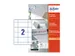 Tafelnaambord Avery L4795-20 180x60mm wit 40stuks