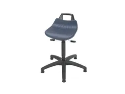 Draaikruk 480-610mm Pu Blauw Neiging Gasveer Zwart Kunststof Glijders