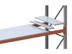 legbord van plaatstaal,v. breedvakstelling,18segmenten,BxD 1825x1100mm