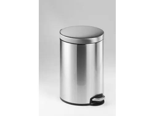 Pedaalemmer Rond RVS 12 Liter