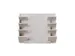 Glasbord markerhouder Legamaster warm grey