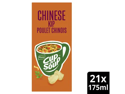 Cup a Soup Knorr Chinese kip 175ml doos 21 stuks