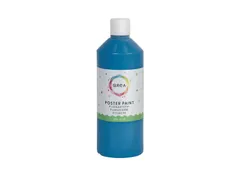 Plakkaatverf Qrea blauw 500ml
