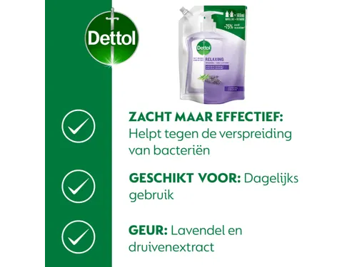 Dettol Handzeep Soothe Lavendel & Vioolbloesem navulling 500ml