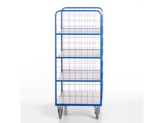 etagewagen,draagverm. 600kg,4etage(s),laadvl. LxB 1200x740mm,houtetage - 5