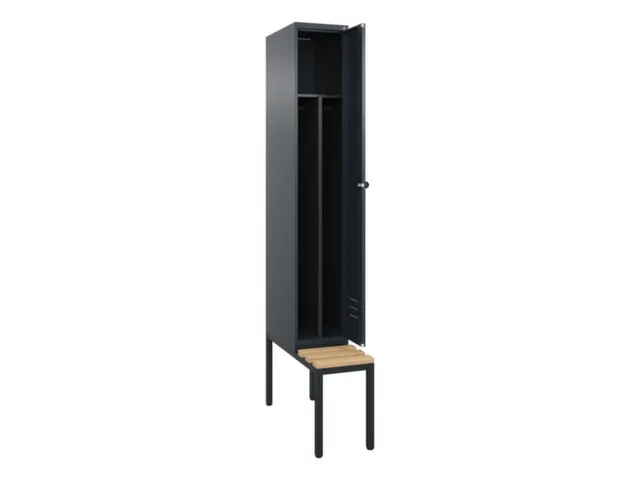 locker voor scheiding van kleding,HxBxD 2120x300x815mm,1vak