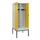 locker met bank,voor scheiding van kleding,HxBxD 2120x800x815mm,2vak