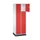 lockerkast,HxBxD 1950x620x500mm,2x4vakken,cil.-slot,sokkel