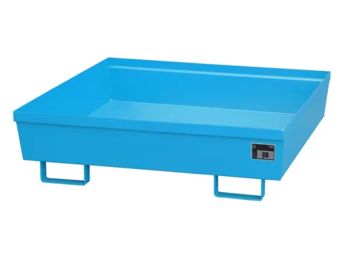 Opvangbak 4x 200l Opvangvol. 280l Blauw 335x 1200x 1200mm Open