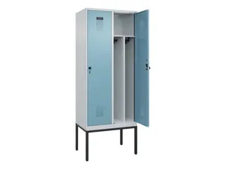 locker voor scheiding van kleding,HxBxD 2120x800x500mm,2vak - 1