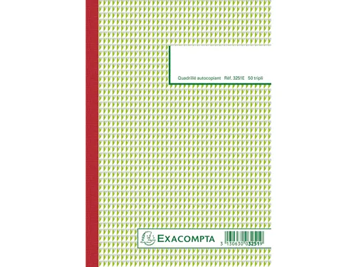 Orderboek Q5x5 21x14 ,8cm 50bl tripli