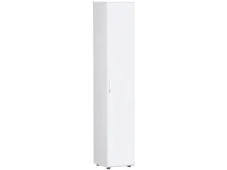 kantoorkast,HxBxD 2160x400x420mm,5xhouten vloer,6ordnerhoogte,romp wit - 1